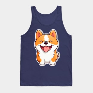 Kawaii Shiba inu Tank Top